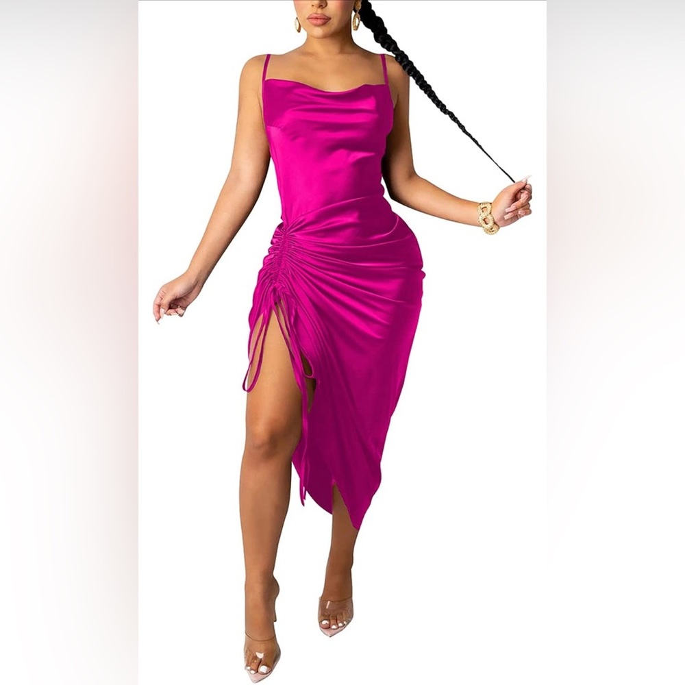 Women's Spaghetti Strap Satin